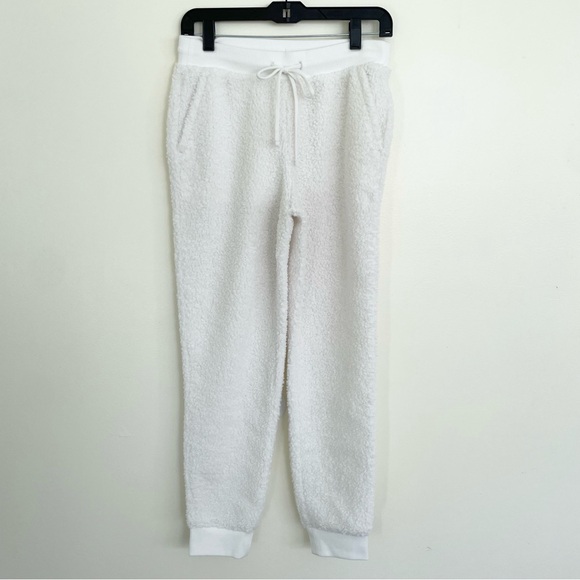 Haven Well Within White Sherpa Joggers XS Extra Small - Picture 3 of 10